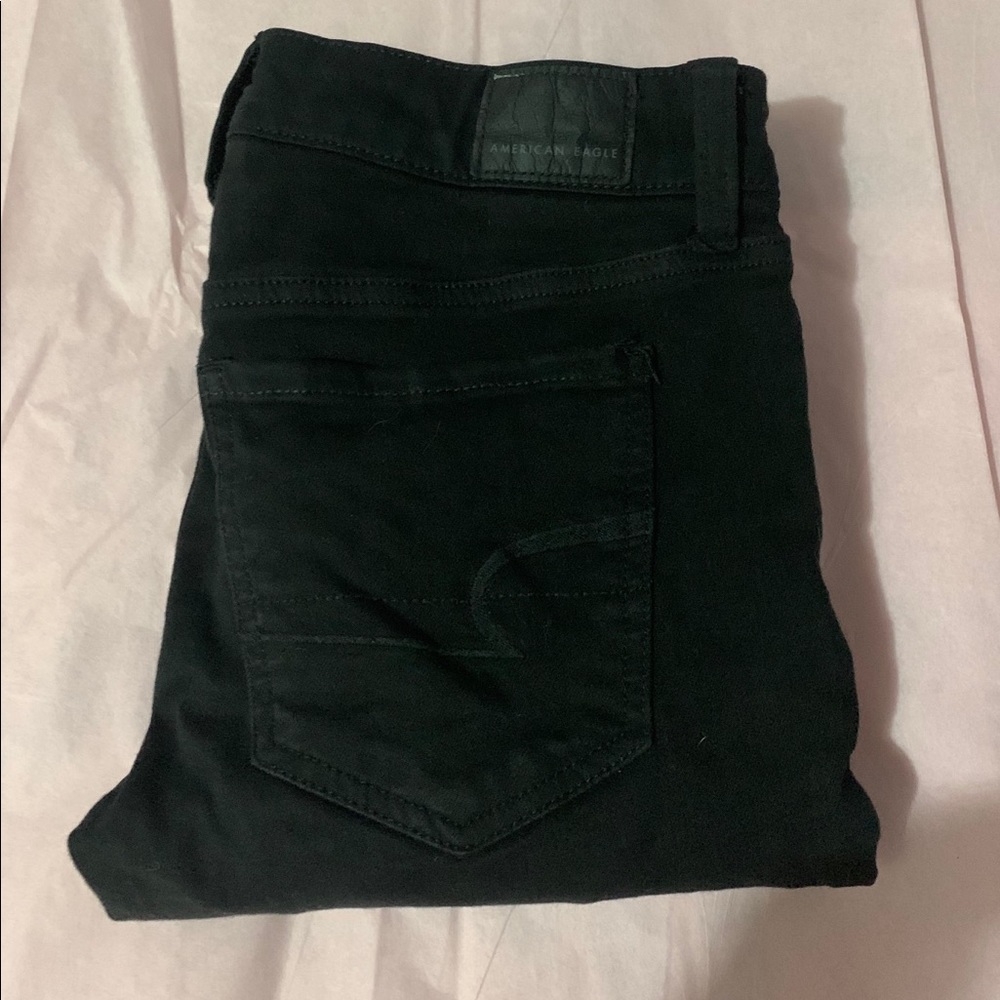 AE black ripped jeans